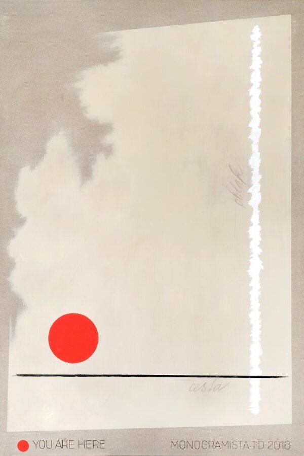 Z cyklu You are here, 2018,foto: M. Dvořáková